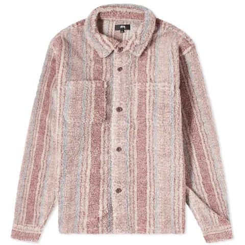 Stripe Sherpa Shirt