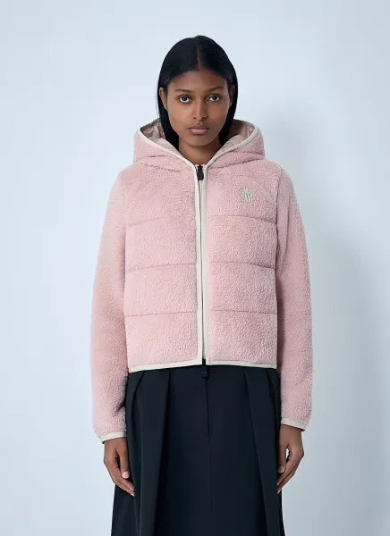 Hooded Logo Motif Jacket
