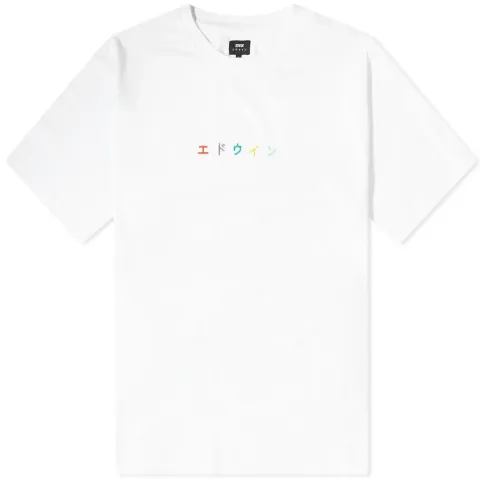 Katakana Embroidery T-Shirt