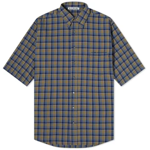 Sandros Short Sleeve Dry Co Check Shirt
