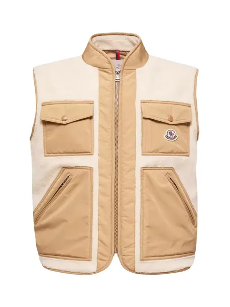 Men Karakai Gilet Light Beige