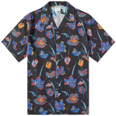 Floral Print Vacation Shirt