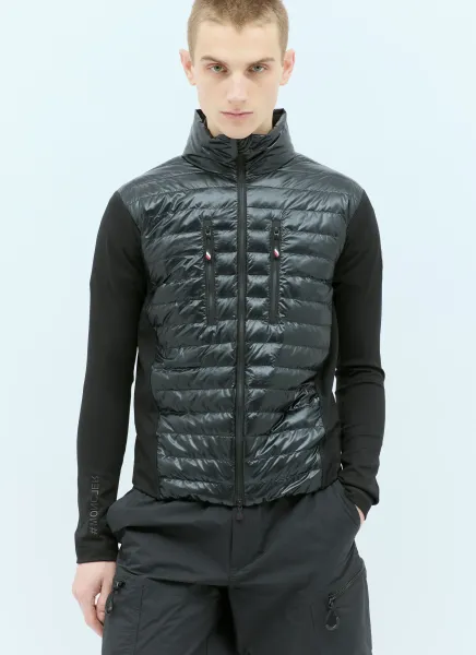 Padded Zip-Up Cardigan