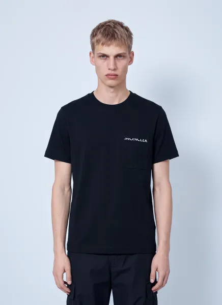 Moncler Logo Cotton Jersey T-Shirt