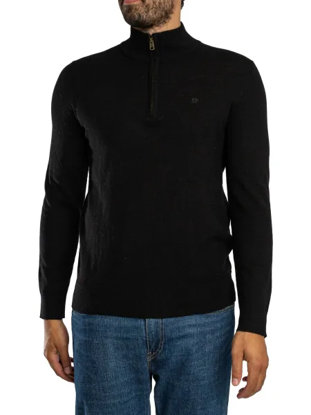 Superdry Ess LW Wool Blend 1/2 Zip Knit