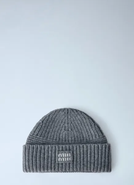 Logo-Patch Wool Beanie