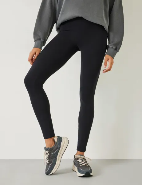HUSH Cotton Rich Leggings Black