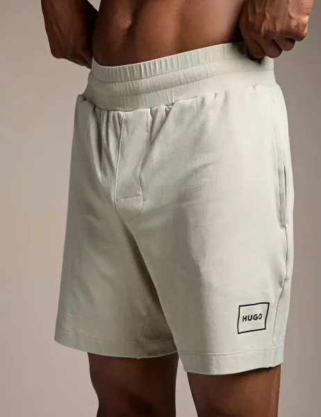 HUGO Cotton Rich Jersey Stretch Lounge Shorts