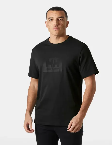 Helly Hansen Box Pure Cotton Crew Neck T-Shirt Black