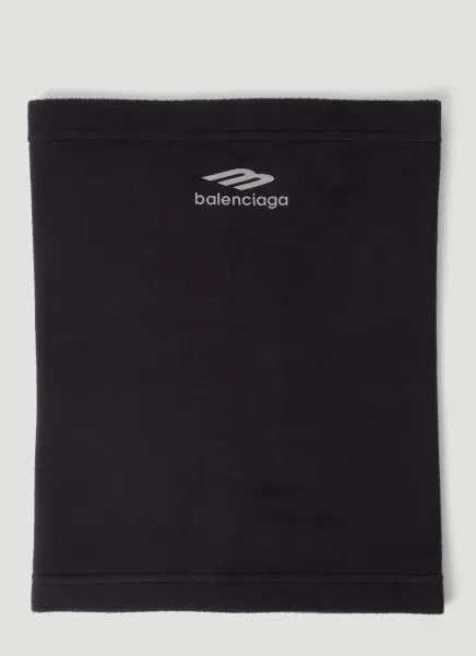 Logo Print Tubular Scarf