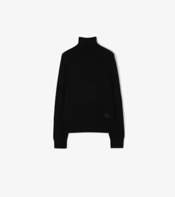 Cashmere Turtleneck Sweater in Black