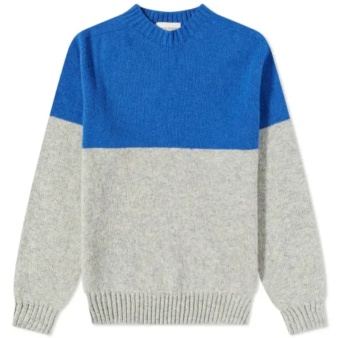 Supersoft Seamless Half & Half Crew Knit
