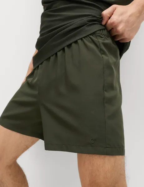 Goodmove Sports Core Shorts Dark Khaki