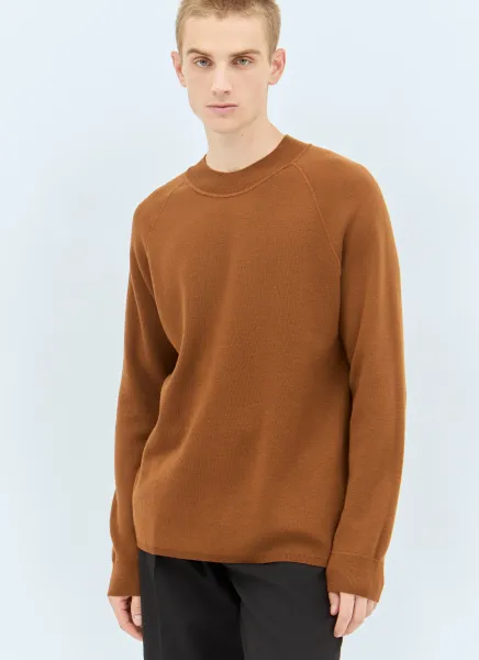 Wide Neck Wool Sweater