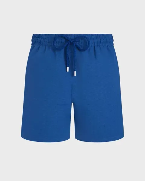 Vilebrequin Men Micro-perforated Ultra-light And Packable Swim Shorts Solid