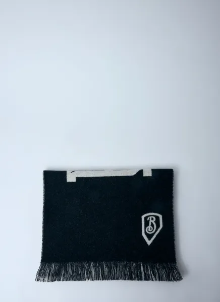 Logo Wool Scarf
