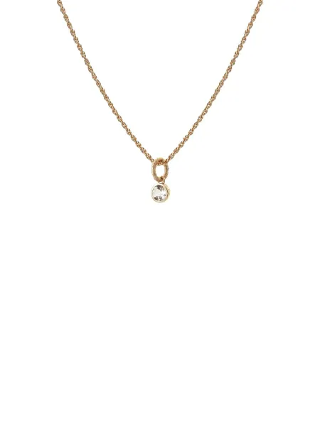 TUTTI White Topaz April Birthstone Necklace