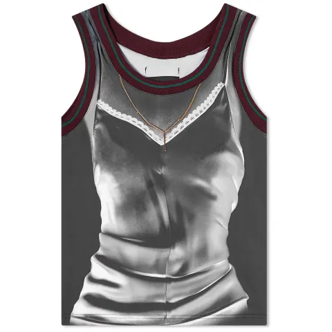 x Jean Paul Gaultier Trompe L'Oeil Lingerie Tank T