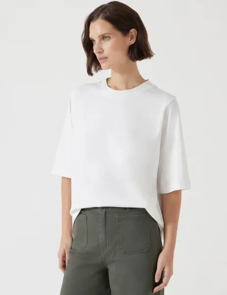 HUSH Pure Cotton T-Shirt White