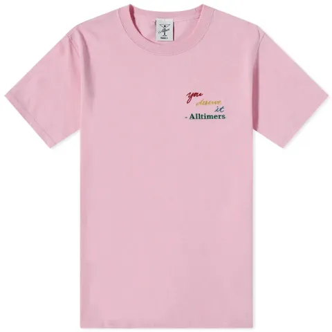 You Deserve It Embroidered T-Shirt