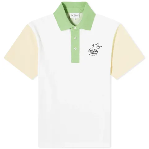 Café Kitsune Colorblock Relax Polo