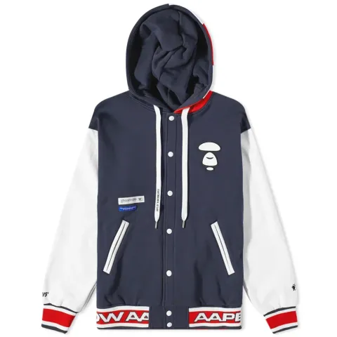 AAPE Hooded Baseball Jacket