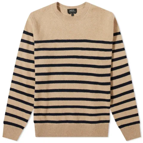A.P.C. Travis Stripe Crew Knit