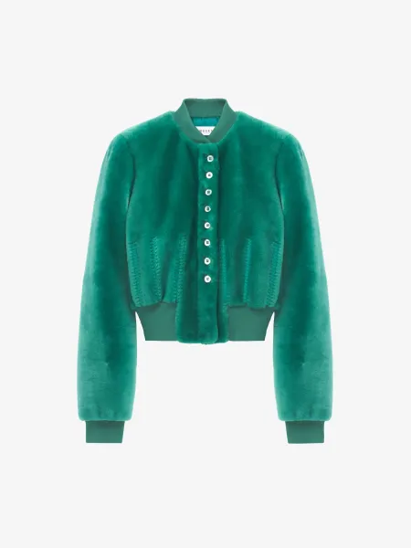 Shearling Bomber Jacket
