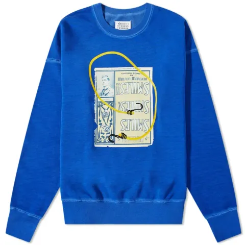 Smile Print Crew Sweat