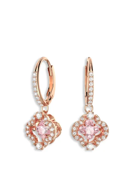 Swarovski Sparkling Dance Clover Drop Earrings