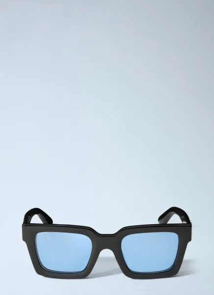 Clip On Light Blue Lens Sunglasses