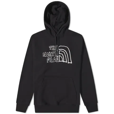Printed Heavyweight Pullover Hoodie