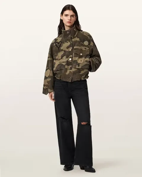 Clay Camo Patch Jacket