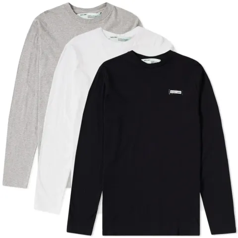Long Sleeve Basic Tee - 3 Pack