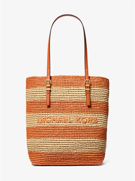 Quinn Large Hand-Crocheted Straw Tote Bag
