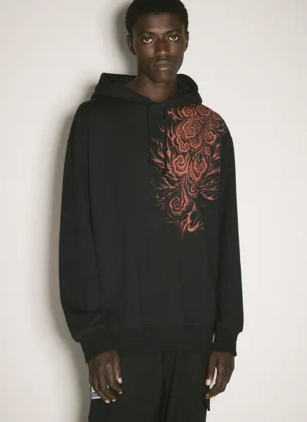 Logo Applique Hooded Sweatshirt