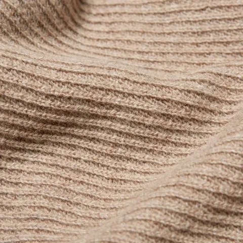 Diagonal Ribbed Crew Knit