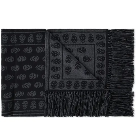 Wool Skull Scarf