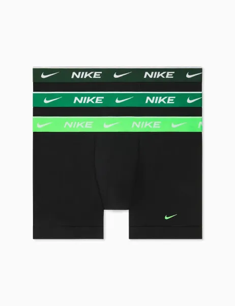 Nike 3 Pack Cotton Stretch Trunks Black Mix