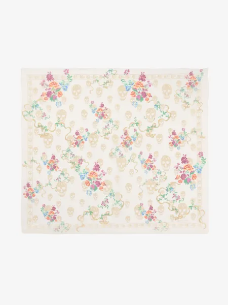 Floral Skull Scarf