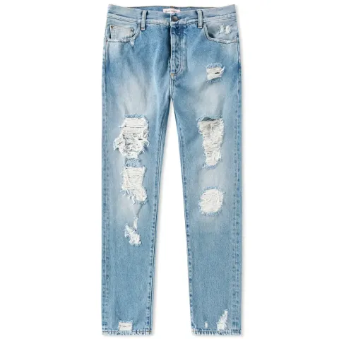 Regular Fit Ripped Jean