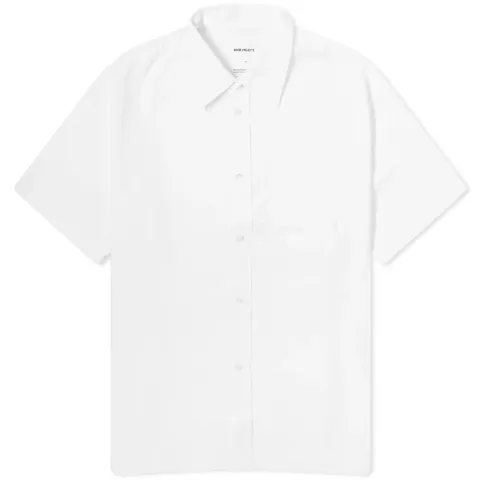 Ivan Oxford Monogram Short Sleeve Shirt