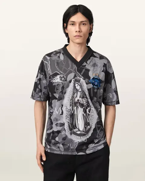 Puerto Oversized Short Sleeve Football Shirt