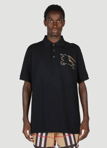 Check EKD Cotton Piqué Polo Shirt