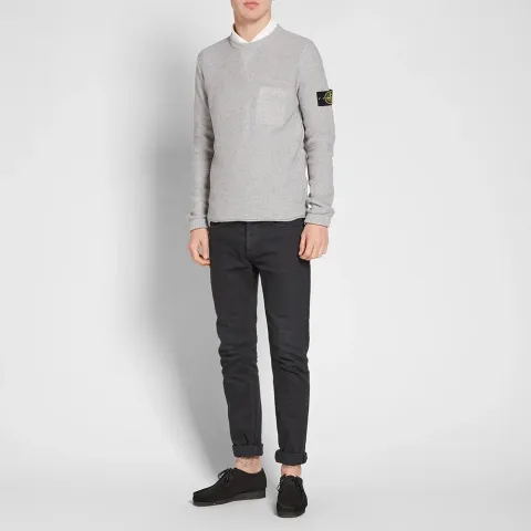 Cashmere Pocket Crew Knit