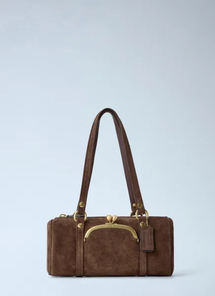 Kisslock Barrel Bag 28