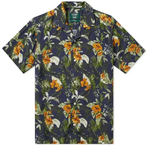 x END. Short Sleeve Floral Shirt