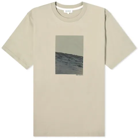 Johannes Organic Waves Print T-shirt