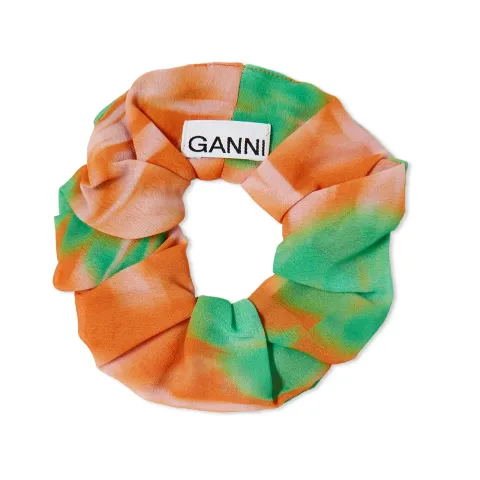 Printed Light Crepe Scrunchie