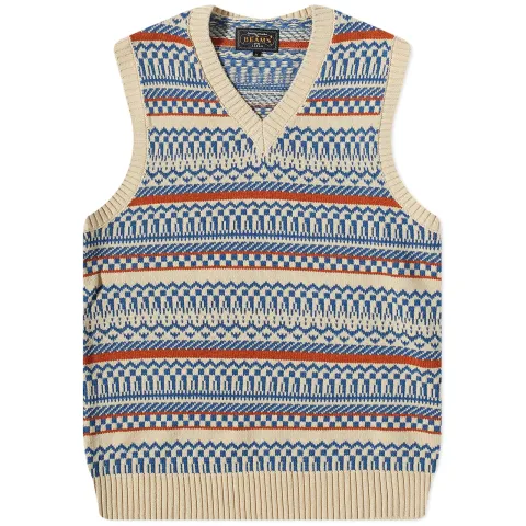Fair isle Knitted Vest